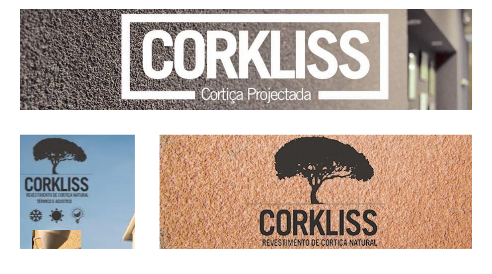 Cortiça projetada - Revestimento paredes e tetos - Corkliss